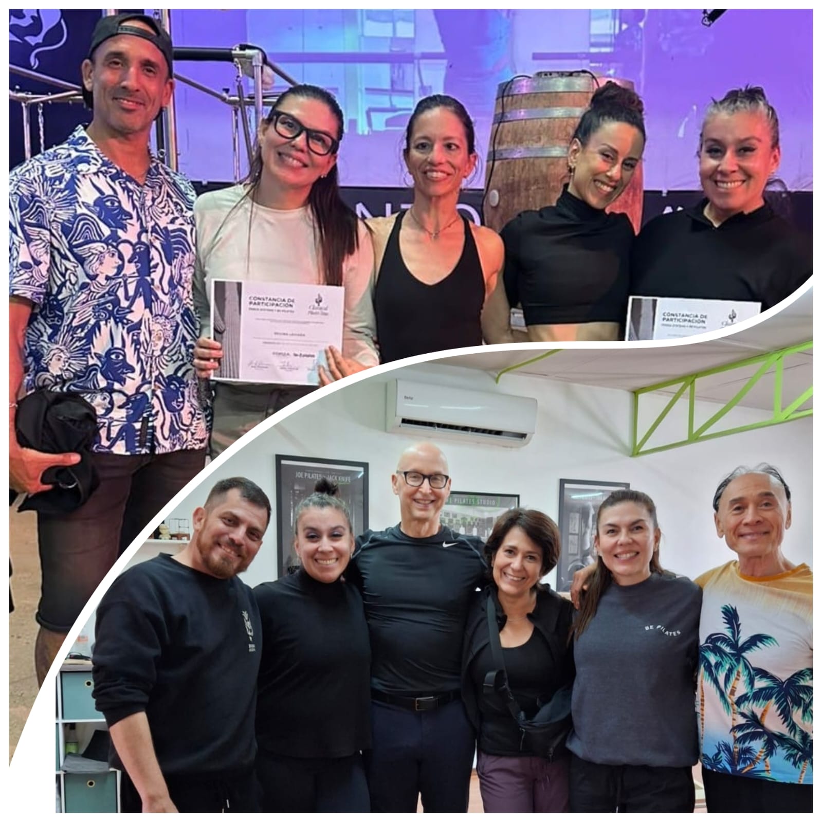 Equipo de MR Pilates en el estudio