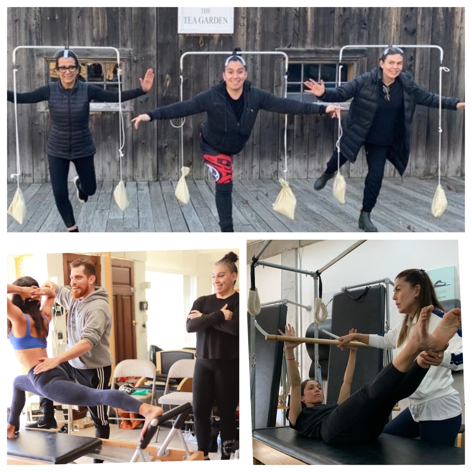 Momentos de nuestras clases de Pilates en acción