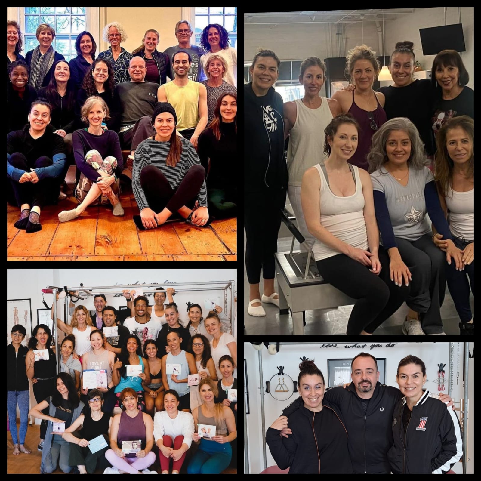 Nuestro equipo en talleres y entrenamientos profesionales de Pilates