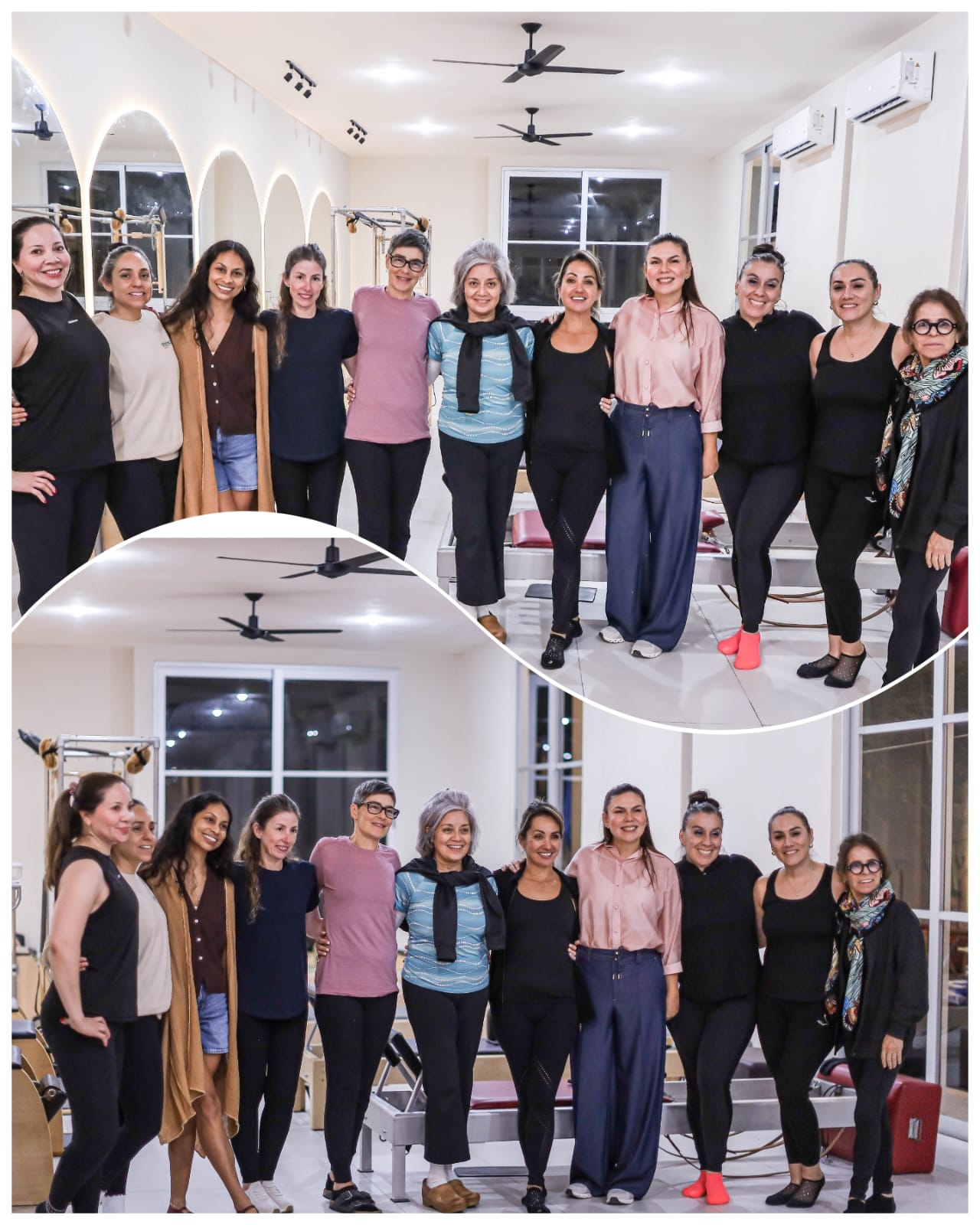Equipo de MR Pilates en el estudio